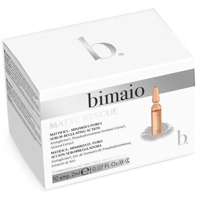 Ампули для обличчя Bimaio Matte Rescue матуючі, 10 шт х 2 мл