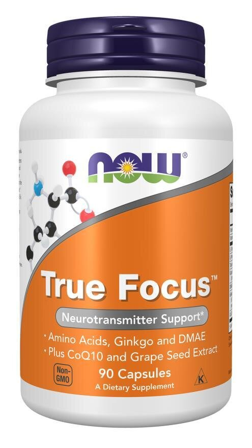 Підтримка нейромедіаторів NOW True Focus капсули №90