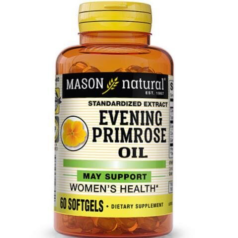 Примули вечірньої олія Mason Natural Evening Primrose Oil, 60 гелевих капсул