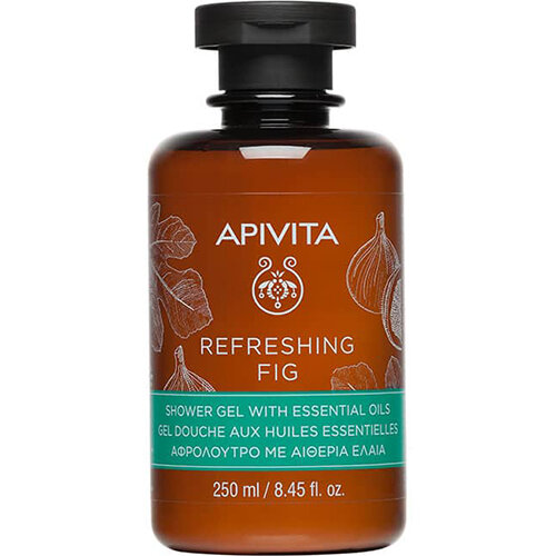 Гель для душу Apivita Refreshing Fig з ефірними оліями, 250 мл