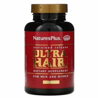 Комплекс для волосся Nature's Plus Ultra Hair для чоловіків та жінок, 90 таблеток