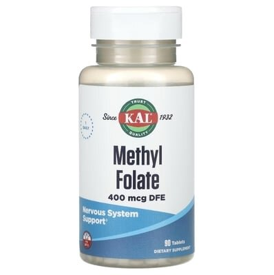 Метил Фолат KAL Methyl Folate 400 мкг, 90 таблеток
