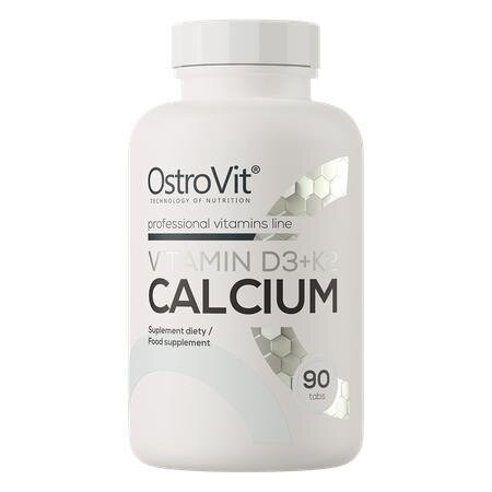 Вітаміни D3 + K2 + Кальцій OstroVit Vitamin D3 + K2 + Calcium, 90 таблеток