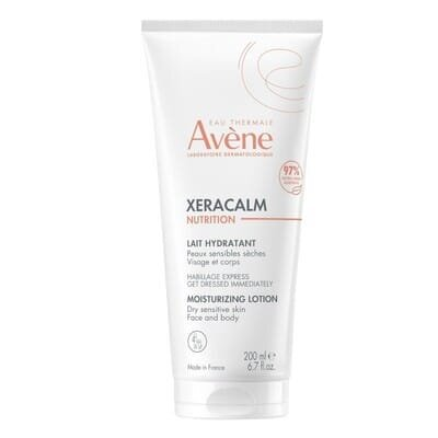 Молочко для обличчя і тіла Avene XeraCalm Nutrition зволожувальне для чутливої та дуже сухої шкіри, 200 мл