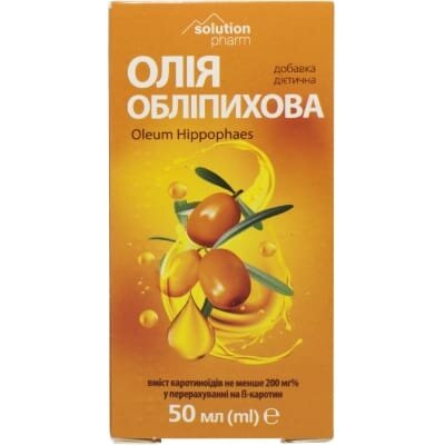 Обліпихова олія Solution Pharm по 50 мл у флак.