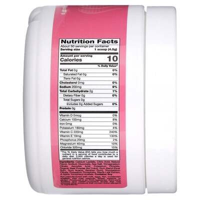 Суміш California Gold Nutrition HydrationUP для приготування напою з електролітами ягідна суміш, 227 г