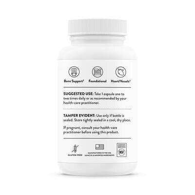 Вітамін К Thorne Research Vitamin K (3-K Complete), 60 капсул