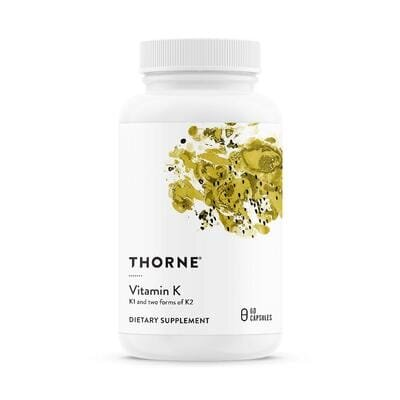Вітамін К Thorne Research Vitamin K (3-K Complete), 60 капсул