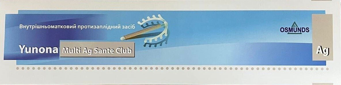 Спіраль внутрішньоматкова Sante Club Yunona Multi Ag