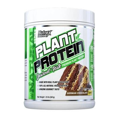 Протеїн рослинний Nutrex Research Plant Protein німецький шоколадний торт, 567 г
