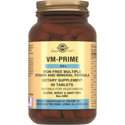 Вітамінно-мінеральний комплекс 50+ Solgar VM-Prime 50+ таблетки №60