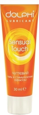 Гель-змазка інтимна Dolphi Sensual Touch чуттєва, 30 мл