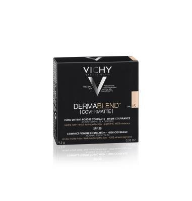 Пудра Vichy Dermablend Covermate коригуюча, з матуючим ефектом, тон 15, SPF 25, 9.5г
