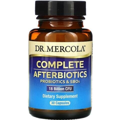 Комплексні Афтербіотики Dr. Mercola Complete Afterbiotics 18 млрд КУО, 30 капсул