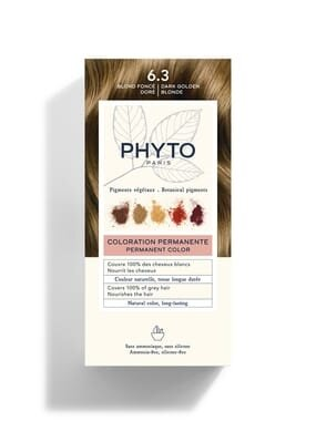 Крем-фарба Phyto Phytocolor, тон 6.3 темно-русий золотистий, 60 мл + 40 мл
