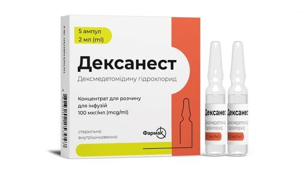 Дексанест концентрат для р-ну д/інф. 100 мкг/мл по 2 мл №5 в амп.