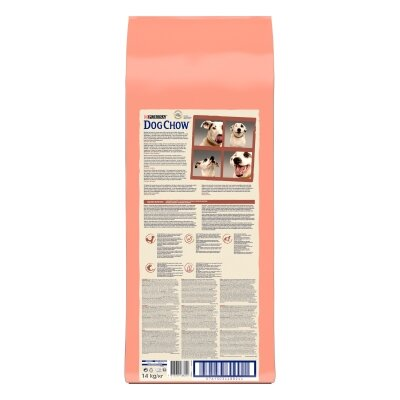 Корм сухий Purina Dog Chow Sensitive для дорослих собак із чутливим травленням, лосось, 14 кг