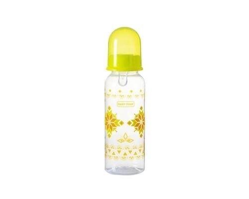 Пляшка для годування Baby Team 1410 з силіконовою соскою від 0 місяців, 250 мл