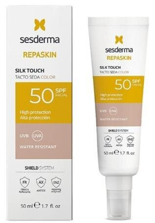 Засіб для обличчя Sesderma Repaskin Silk Touch Color SPF50+ сонцезахисний, 50 мл