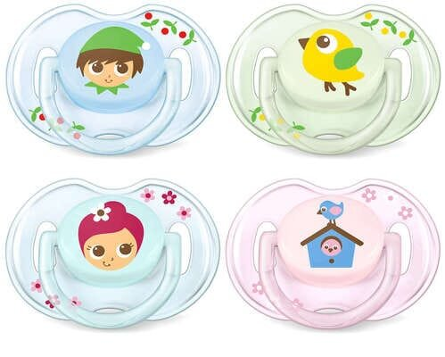 Пустушка силіконова Philips Avent Classic SCF169/43, 0-6 місяців, 2 шт