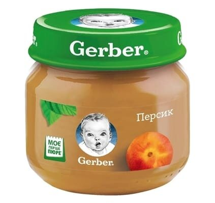 Пюре фруктове Gerber Персик, 80 г