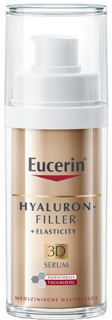Сироватка для обличчя Eucerin Hyaluron Filler + Elasticity 3D потрійна антивікова (83566), 30 мл