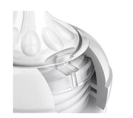 Соска силіконова Philips Avent Natural SCF655/27, змінний потік, від 3 місяців, 2 шт