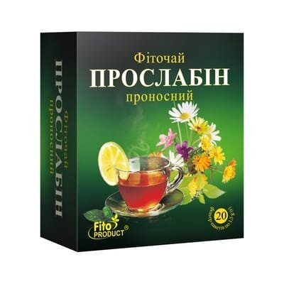 Фіточай Фітопродукт №2 Прослабін по 1,5 г №20 у філ.-пак.