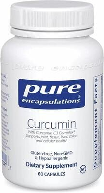Куркумін Pure Encapsulations Curcumin 250 мг, 60 капсул