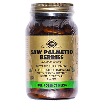 Ягоди Со Пальметто Solgar Saw Palmetto Berries вег. капсули №100