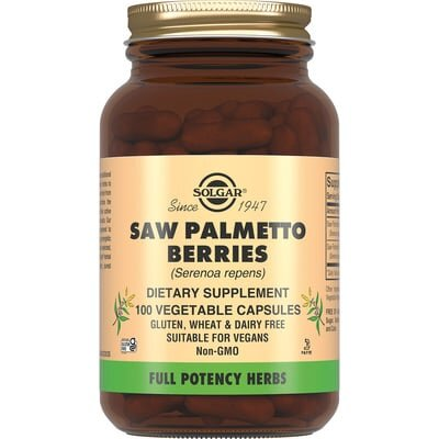 Ягоди Со Пальметто Solgar Saw Palmetto Berries вег. капсули №100