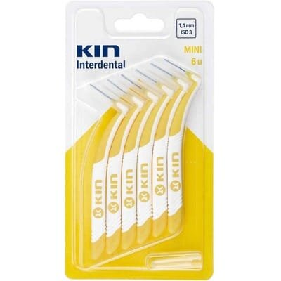 Інтердентальні щітки Kin Interdental для міжзубних проміжків, 1,1 мм, 6 шт