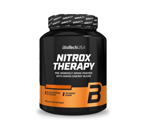 Передтренувальний комплекс Biotech Nitrox Therapy peach, 680 г