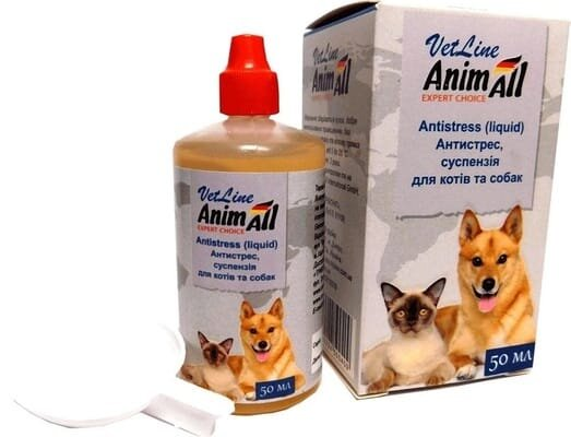Антистрес AnimAll VetLine суспензія для котів і собак, 50 мл