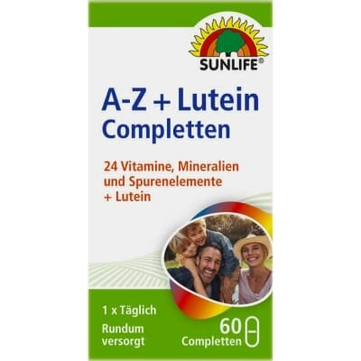 Вітаміни Sunlife A-Z + Lutein Completten каплети №60