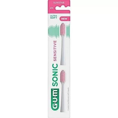 Насадки для звукової зубної щітки GUM Sonic Sensitive, 2 штуки