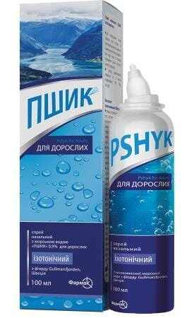 Пшик спрей наз. д/дорос. 0.9 % по 100 мл у флак.