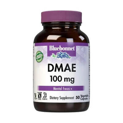 Діметиламіноетанол Bluebonnet Nutrition DMAE 100 мг рослинні капсули №50