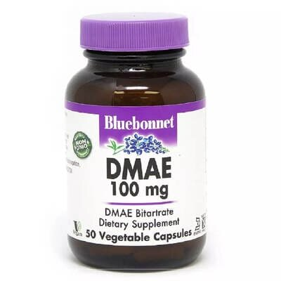 Діметиламіноетанол Bluebonnet Nutrition DMAE 100 мг рослинні капсули №50
