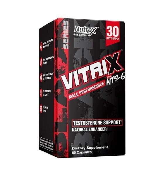 Тестостероновий бустер Nutrex Research Vitrix, 60 капсул