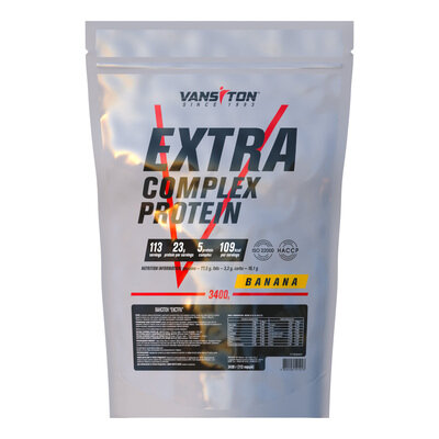 Протеїн Vansiton Extra Complex Protein, банан, 3,4 кг