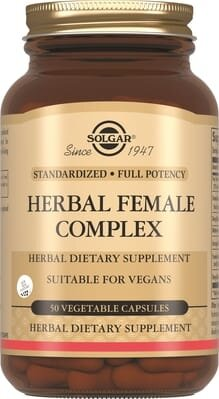 Трав'яний комплекс для жінок Solgar Herbal Female Complex вег. капсули №50
