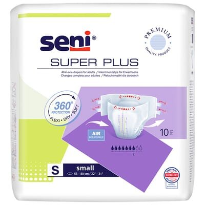 Підгузки для дорослих Seni Super Plus small, розмір S, 10 штук