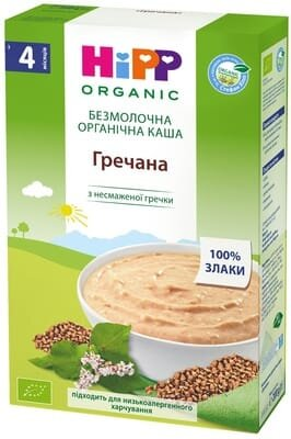Каша безмолочна HiPP органічна Гречана, з 4 місяців, 200 г