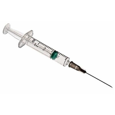 Шприц 2 мл BD Emerald трикомпонентний з голкою 23G 1 1/4" (0,6 х 25 мм), 1 штука