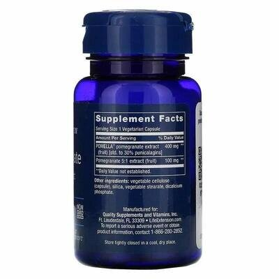 Екстракт плодів гранату Life Extension Pomegranate Fruit Extract, 30 вегетаріанських капсул