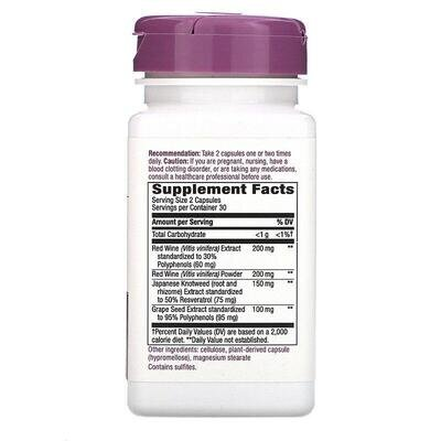 Ресвератрол Nature's Way Resveratrol, 60 капсул