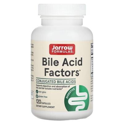 Жовчна кислота Jarrow Formulas Bile Acid Factors, 120 капсул
