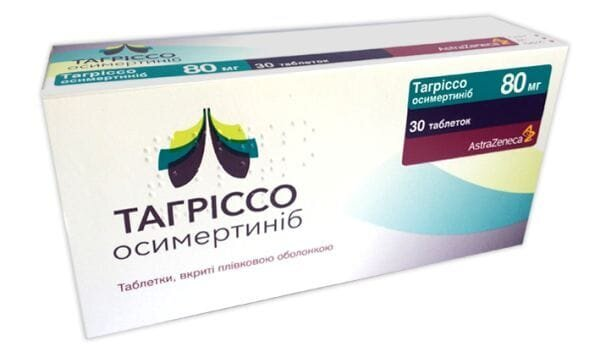 Тагріссо таблетки, в/плів. обол. по 80 мг №30 (10х3)