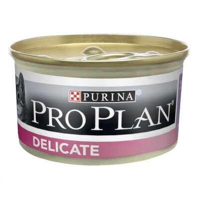 Корм вологий Purina Pro Plan Delicate для кішок з чутливим травленням, 85 г